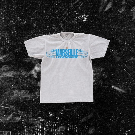 TEE SHIRT MARSEILLE LÉGENDAIRE x VÉLODROME Blanc